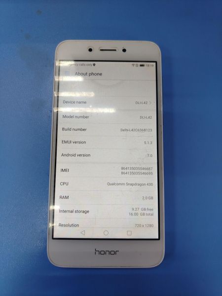 Купить Honor 6A 2/16GB (DLI-L42) Duos в Ангарск за 900 руб.