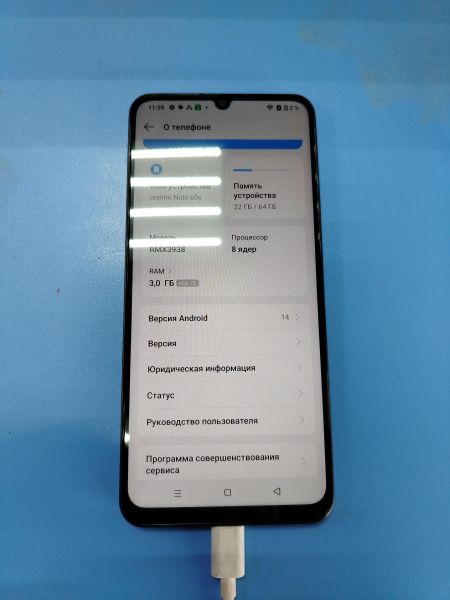 сотовый телефон Realme Note 60x 3/64GB (RMX3938) Duos в Ангарск