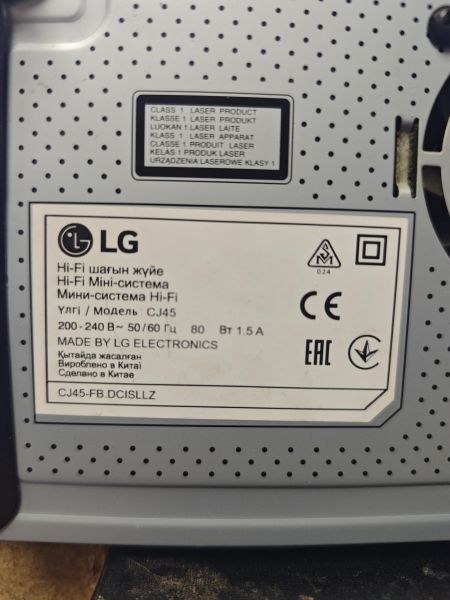 муз. центр и аудиосистема LG XBOOM CJ45 2.1 в Ангарск