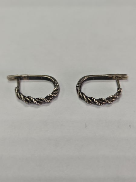 серебряные серьги Серьги серебро 925 3,56g, вес изделия 3.56g в Ангарск