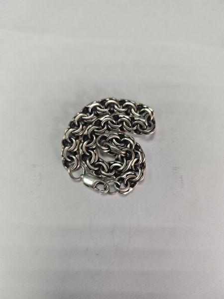 серебряная цепь Цепь серебро 925 19,02g, вес изделия 19.12g, длина 19 см в Ангарск