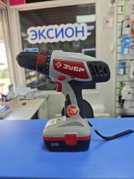 шуруповёрт аккумуляторный ЗУБР ЗДА-14.4-2 КИН20 с СЗУ в Ангарск