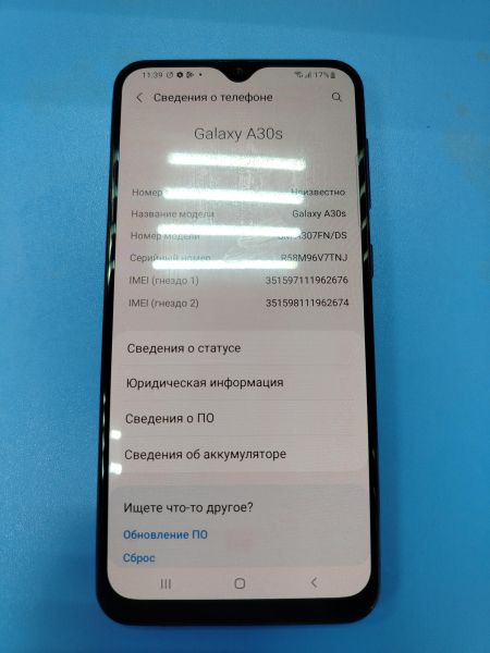 сотовый телефон Samsung Galaxy A30s 3/32GB (A307FN) Duos в Ангарск