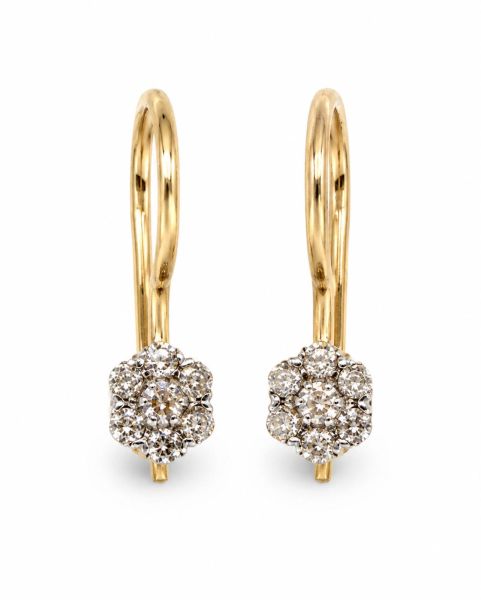 золотые серьги Серьги золото 585 0,89g, вес изделия 0.98g в Иркутск
