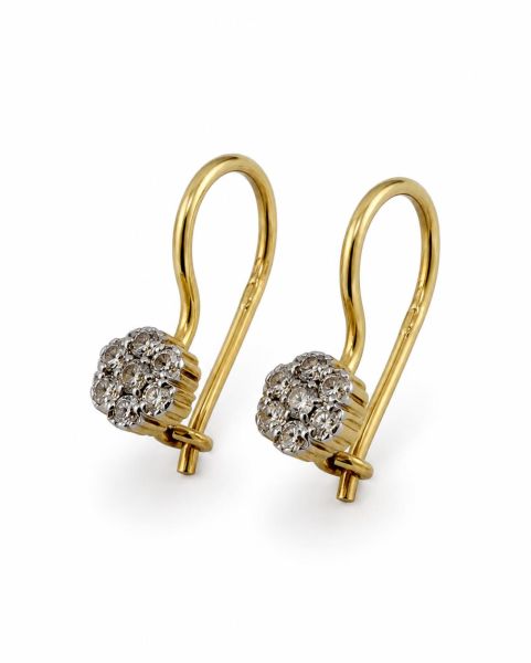 золотые серьги Серьги золото 585 0,89g, вес изделия 0.98g в Иркутск