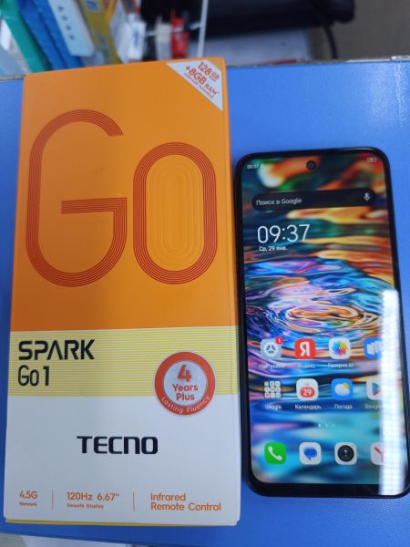 Купить TECNO Spark Go 1 4/128GB (KL4) Duos в Ангарск за 5999 руб.