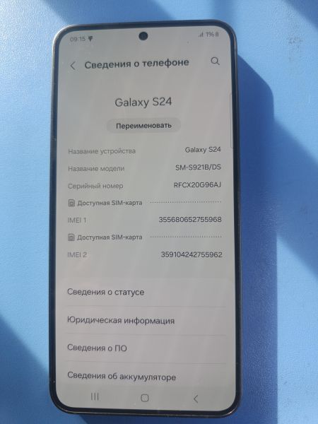 Купить Samsung Galaxy S24 8/128GB (S921B) Duos в Ангарск за 39100 руб.