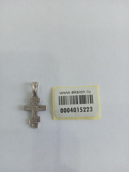 Купить Крест серебро 925 2,30g, вес изделия 2.3g в Ангарск за 299 руб.