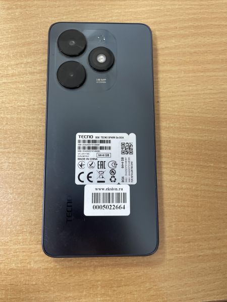 Купить TECNO Spark Go 2024 4/64GB (BG6) Duos в Ангарск за 4849 руб.