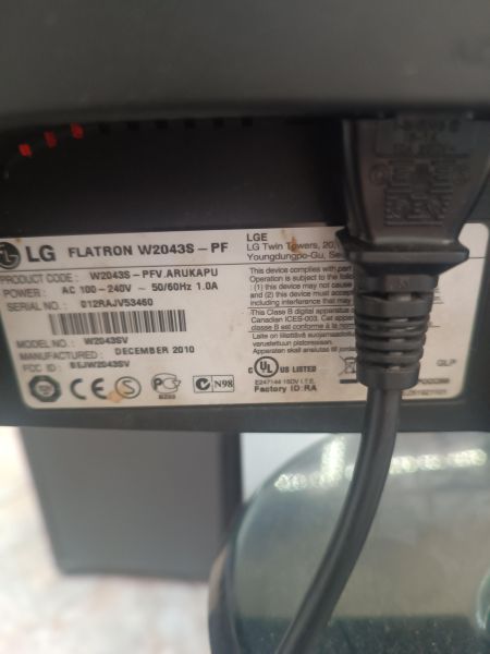 Купить LG Flatron W2043S-PF в Ангарск за 1000 руб.
