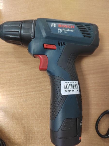 шуруповёрт аккумуляторный Bosch GSR 120-LI Professional с СЗУ в Ангарск