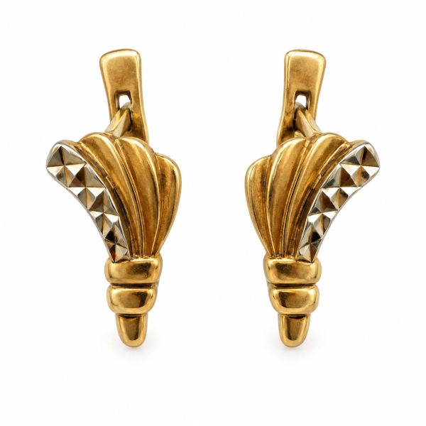 золотые серьги Серьги золото 585 3,32g, вес изделия 3.32g в Иркутск