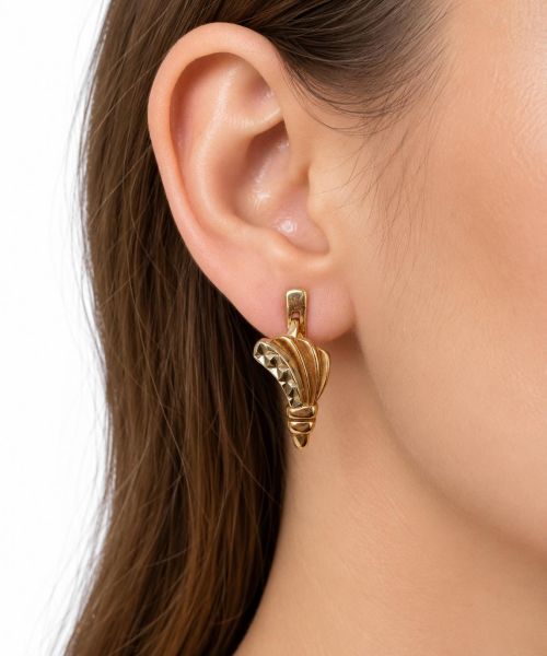 золотые серьги Серьги золото 585 3,32g, вес изделия 3.32g в Иркутск