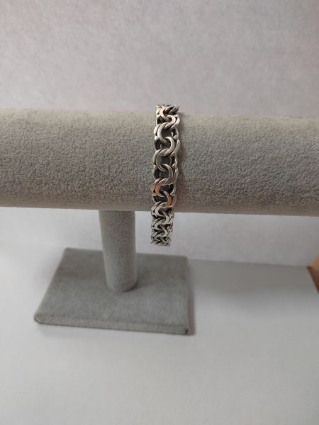 серебряный браслет Браслет серебро 925 36,12g, вес изделия 36.12g, длина 15.5 см в Ангарск