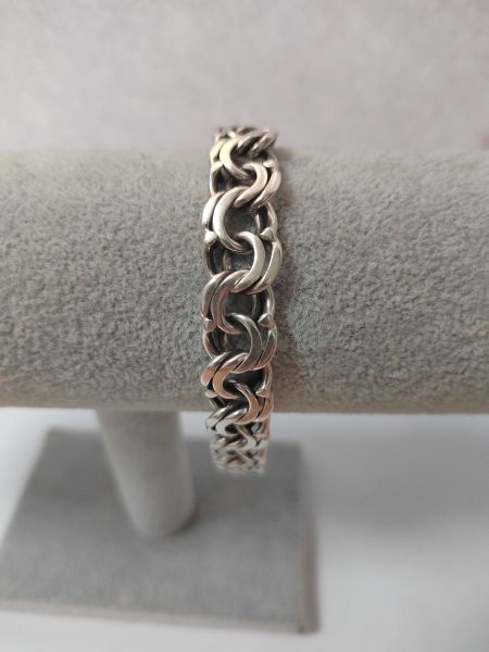 серебряный браслет Браслет серебро 925 36,12g, вес изделия 36.12g, длина 15.5 см в Ангарск