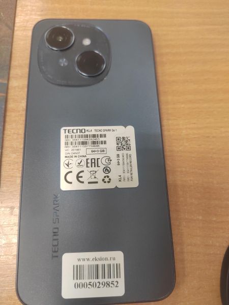сотовый телефон TECNO Spark Go 1 3/64GB (KL4) Duos в Ангарск