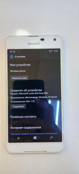 Купить Microsoft Lumia 650 (RM-1154) Duos в Ангарск за 1049 руб.