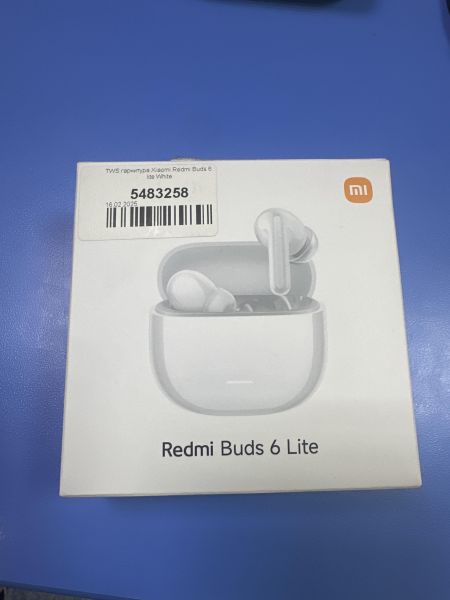 Купить Xiaomi Redmi Buds 6 Lite (M2349E1) в Ангарск за 850 руб.