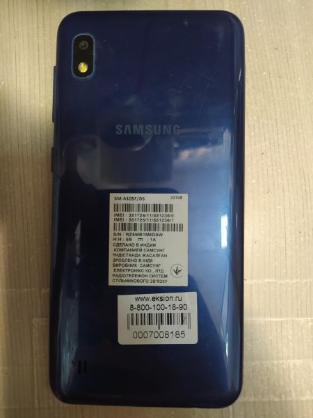 Купить Samsung Galaxy A10 2019 2/32GB (A105F) Duos в Ангарск за 1699 руб.