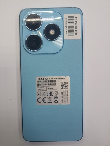 Купить TECNO Spark 20 8/256GB (KJ5n) Duos в Чита за 4300 руб.