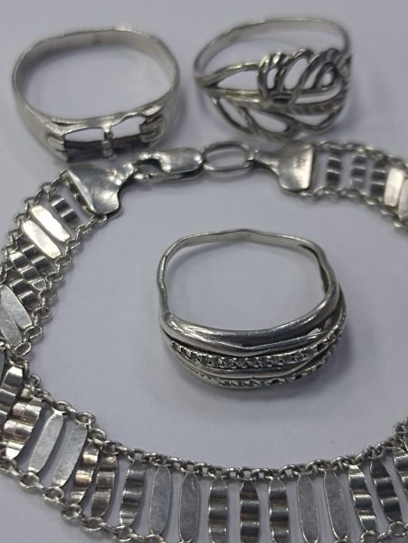 Купить Лом или горсть серебро 925 9,82g, вес изделия 9.97g в Чита за 900 руб.