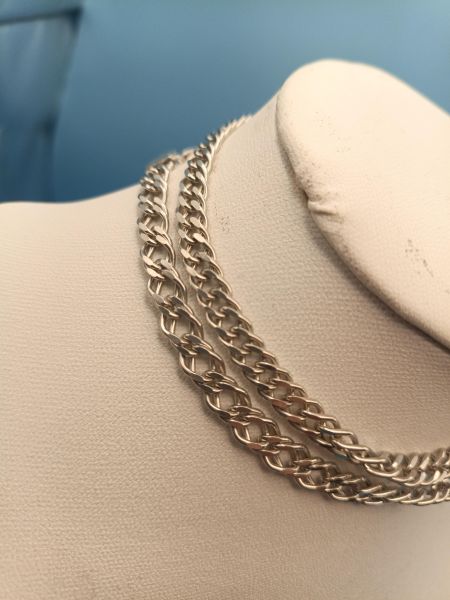 серебряная цепь Цепь серебро 925 24,21g, вес изделия 24.31g, длина 54 см в Иркутск