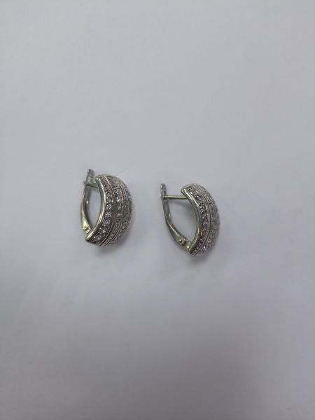 Купить Серьги серебро 925 4,88g, вес изделия 5.25g в Чита за 1050 руб.