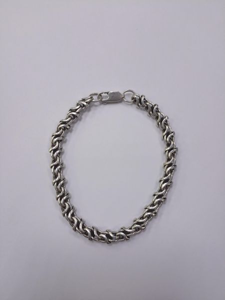 серебряный браслет Браслет серебро 925 12,78g, вес изделия 12.98g, длина 20 см в Чита