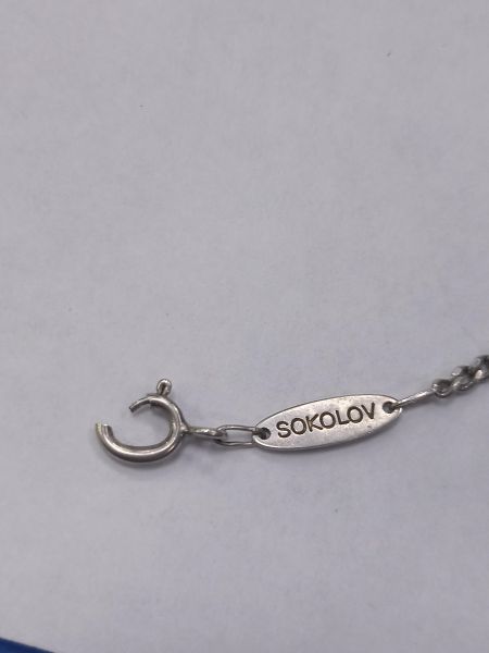 серебряная цепь Цепь серебро 925 6,29g, вес изделия 6.39g, длина 60 см в Чита