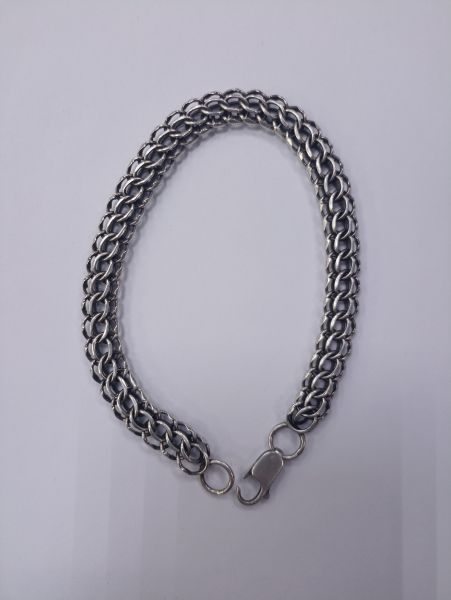 серебряный браслет Браслет серебро 925 19,15g, вес изделия 19.35g, длина 24.5 см в Чита
