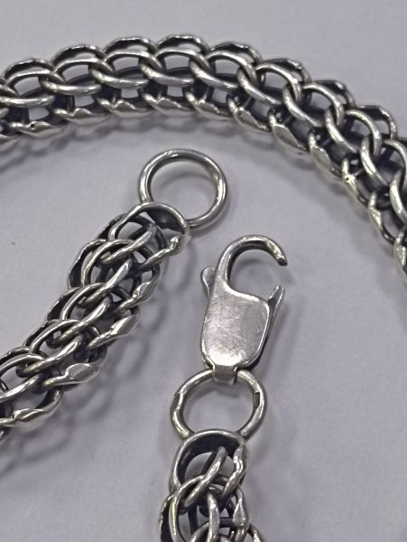 серебряный браслет Браслет серебро 925 19,15g, вес изделия 19.35g, длина 24.5 см в Чита