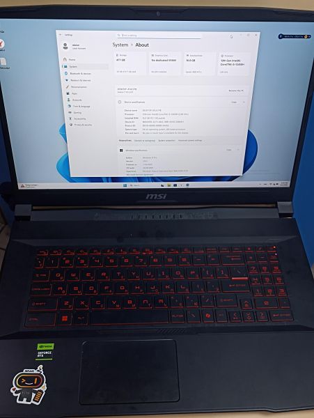 ноутбук MSI Katana GF76 B12UCR-821XRU в Чита
