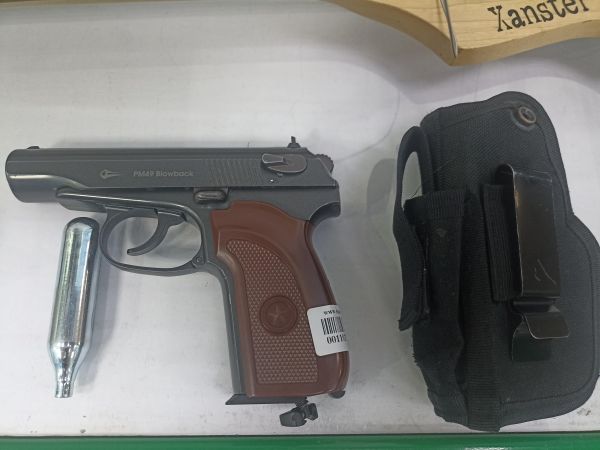 пнев. и страйк. пистолеты (с 18 лет) Borner PM49 Blowback (с 18 лет, 3 Дж) в Чита