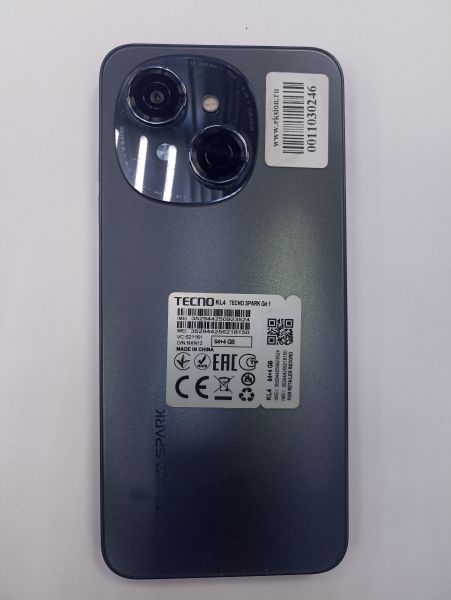 сотовый телефон TECNO Spark Go 1 4/64GB (KL4) Duos в Чита