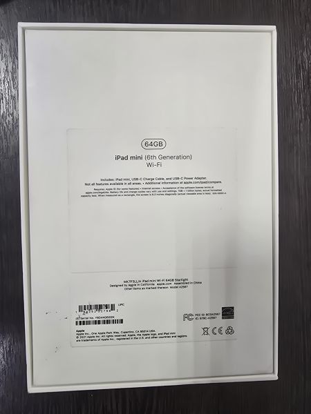 Купить Apple iPad mini 6 2021 64GB (A2567) (без SIM) в Черемхово за 25800 руб.