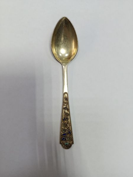 серебряная ложка Ложка серебро 925 23,18g, вес изделия 23.27g в Черемхово