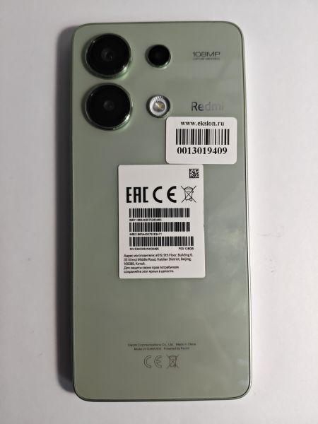 Купить Xiaomi Redmi Note 13 6/128GB (23124RA7EO) Duos в Черемхово за 7100 руб.