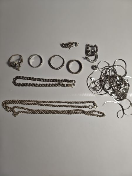 Купить Лом или горсть серебро 925 32,60g, вес изделия 34.55g в Черемхово за 2200 руб.