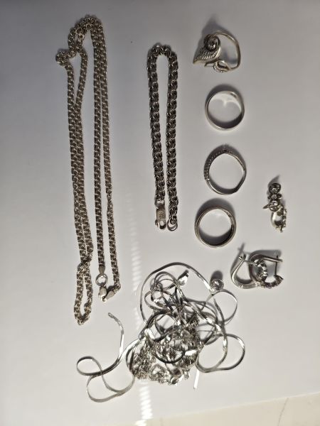 Купить Лом или горсть серебро 925 32,60g, вес изделия 34.55g в Черемхово за 2200 руб.