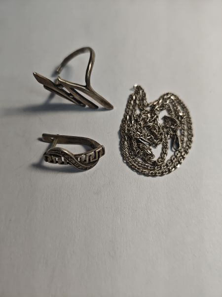 Купить Лом или горсть серебро 925 7,51g, вес изделия 7.63g в Черемхово за 650 руб.