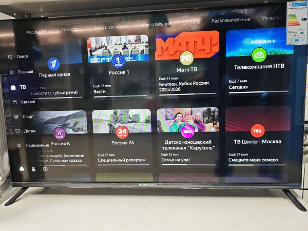 Купить Horizont 43LE7052D в Черемхово за 12400 руб.