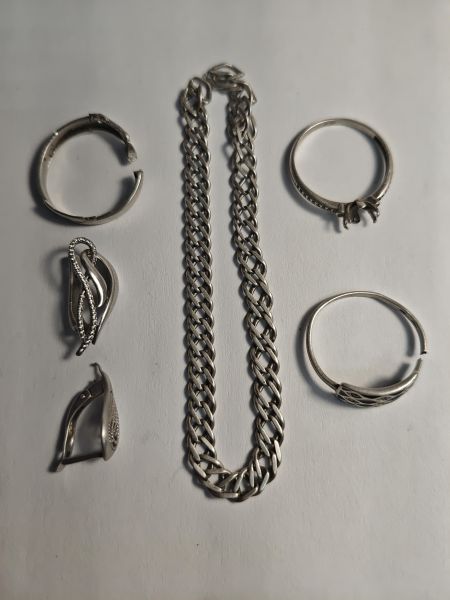 Купить Лом или горсть серебро 925 11,90g, вес изделия 13.4g в Черемхово за 1050 руб.