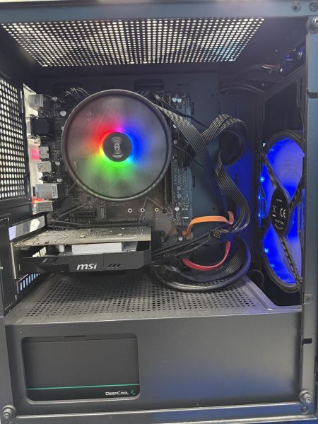 системный блок Сборка Ryzen 5 2600, GT 1030, RAM 16GB, HDD 500GB+SSD 256GB в Зима