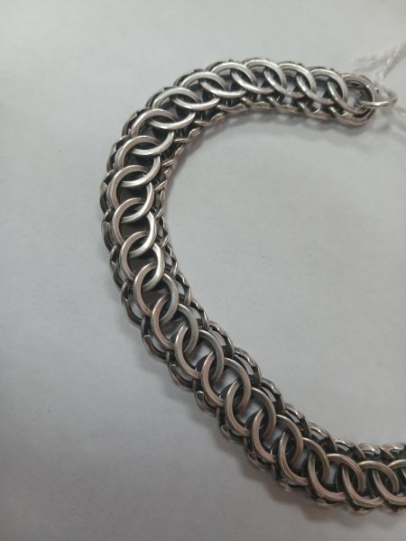 серебряный браслет Браслет серебро 925 27,65g, вес изделия 27.66g, длина 20 см в Иркутск