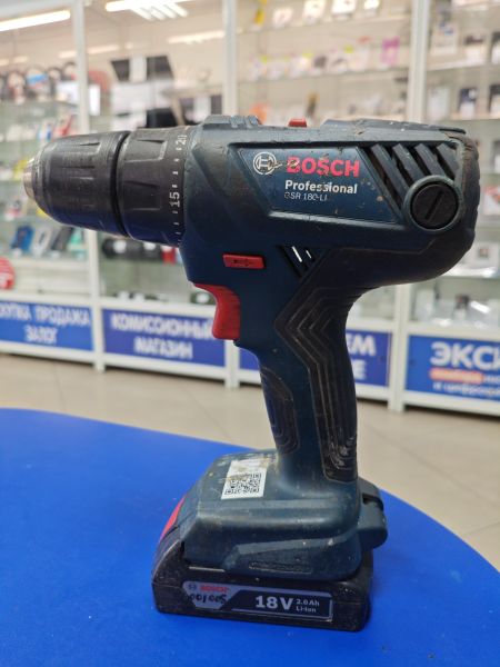 шуруповёрт аккумуляторный Bosch GSB 180-LI 3 601 JF8 321 с СЗУ в Черемхово