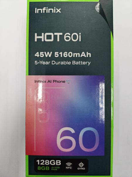 сотовый телефон Infinix Hot 60i 4/128GB (X6728) Duos в Черемхово