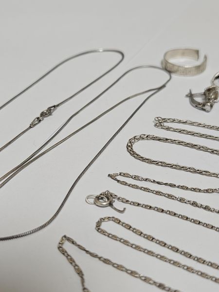 Купить Лом или горсть серебро 925 11,71g, вес изделия 13.44g в Иркутск за 1050 руб.