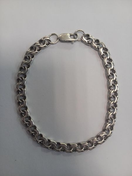 Купить Браслет серебро 925 11,22g, вес изделия 11.32g, длина 24 см в Чита за 950 руб.