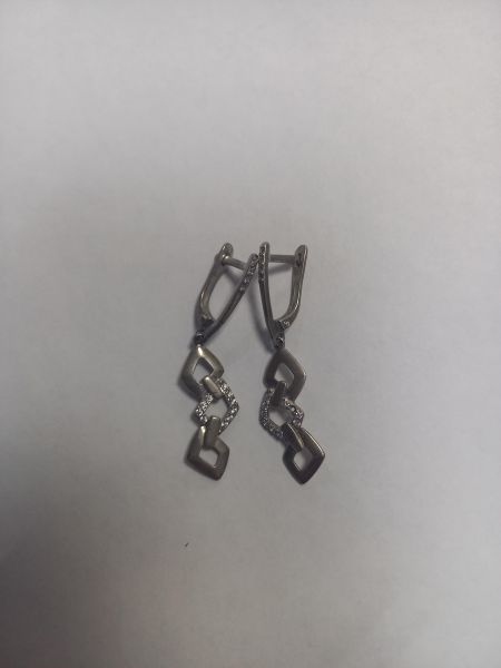 Купить Серьги серебро 925 3,52g, вес изделия 3.56g в Чита за 850 руб.