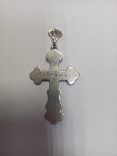 серебряный крест Крест серебро 925 6,43g, вес изделия 6.43g в Чита